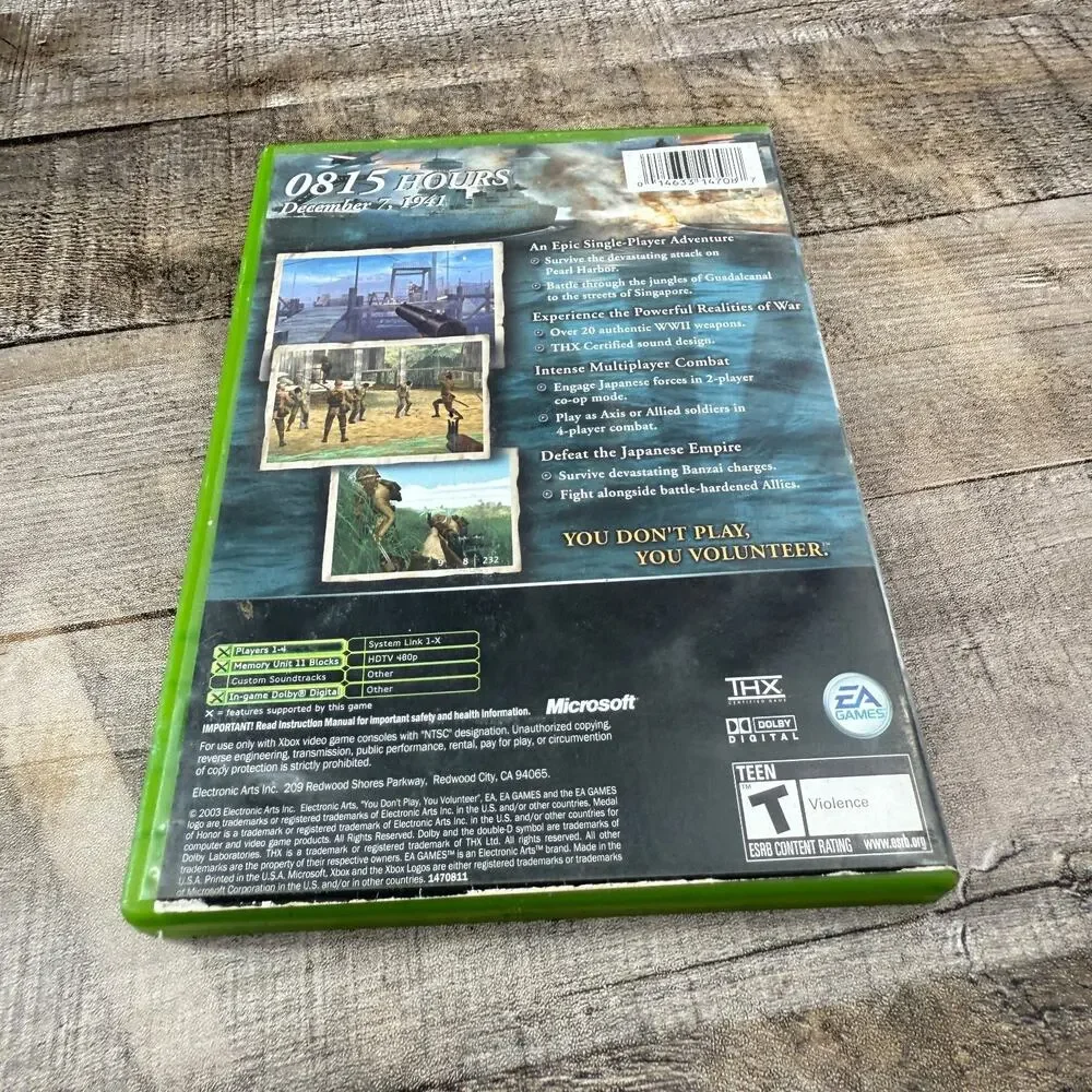 Medal of Honor: Rising Sun (Microsoft Xbox, 2003)